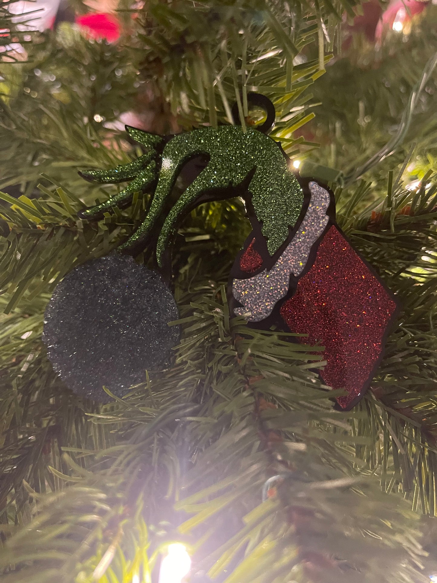 Mean Green guy - ornament