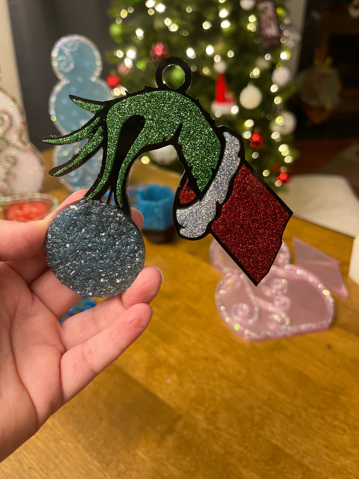 Mean Green guy - ornament