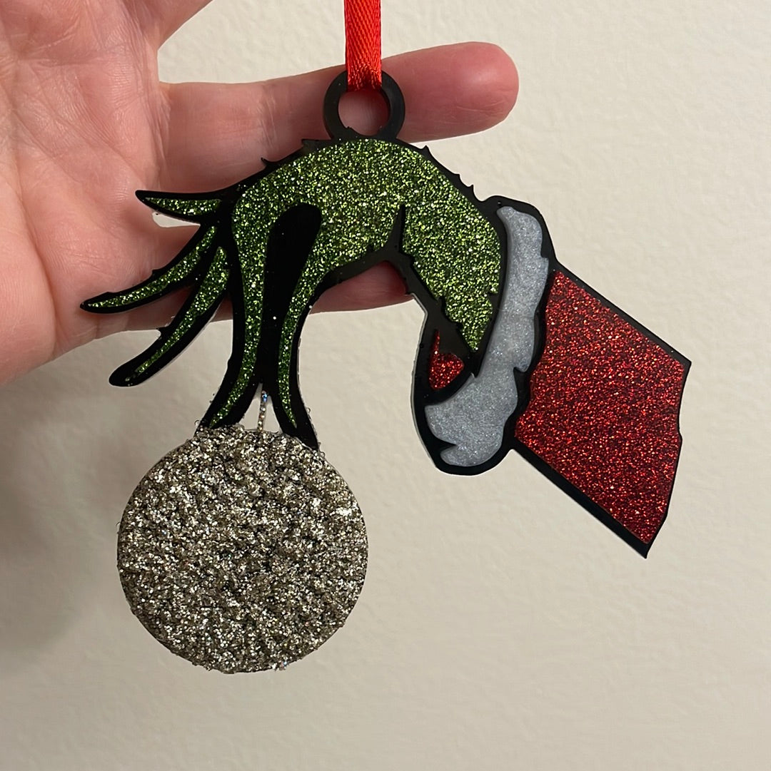 Mean Green guy - ornament